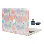 Macbook Air 13 İnç M1 Kılıf Deri Kaplama Sert Kapak Darbe Koruma A2337 A2179 A1932