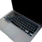 Macbook Air 13 İnç M1 Silikon Klavye Koruyucu Uk İngilizce Baskılı İnce Yıkanabilir Koruma