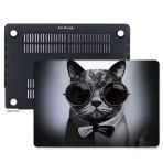 Macbook Air 13 İnç Mat Tpu Kılıf Kedi Desenli Lazer Uv Baskı Çizilmez Kapak A1932 A2179 A2337