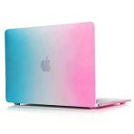 Macbook Air 13 İnç Rainbow Kılıf Mat Tpu Sert Kapak İnce Hafif Darbe Koruma A1369 A1466
