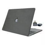 Macbook Air 13 M1 Kılıf Sert Kapak Ahşap Desen Darbe Koruyucu A2337 A2179 A1932