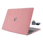 Macbook Air 13 Süet Dokulu Soft-Touch Sert Kılıf İnce Hafif Darbe Koruma Kapak – A2337 A2179 A1932