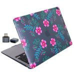 Macbook Air 13 Uyumlu Sert Kılıf İnce Hafif Darbe Çizilme Koruma Çiçek Desenli – M1 A2337, A2179, A1932