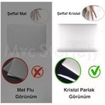 Macbook Air M1 13 Inç Kılıf A2337 Uyumlu Sert Kapak | A2179 A1932 Hard Koruyucu Şeffaf Kapak – Parmak İzi Tutmaz Gri
