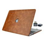 Macbook Air M1 13 İnç Premium Deri Kılıf İnce Sert Kapak Hafif Yapı Şık Ve Dayanıklı A2337 A2179 A1932