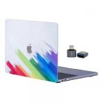 Macbook Air M1 Kılıf 13 İnç Paint03 (Touchıd'li M1 Air) A2337 A2179 A1932 İle Uyumlu