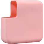 MacBook Air Şarj Aleti Silikon Kılıfı MagSafe 1-2 45W A1374 A1436 - Pembe