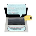MacBook Klavye Koruyucu Silikon Kılıf Türkçe Q Baskılı Uk-Ters L- Enter Tipi Air 13,6-15,3inç- Pro 14,2-16,2inç M1-M2-M3-M4 Pro Max Uyumlu, Yıkanabilir Silikon Klavye Filmi Siyah Gri - 0,35 lt