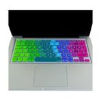 MacBook Klavye Koruyucu Türkçe Q Silikon Uyumlu Desenli Air 13 Inç A1466 A1369 Pro 13 Inç A1502 A1425 Pro 15 Inç A1398 A1286 Pro 17 Inç A1297 Pembe Yeşil - 0,35 lt
