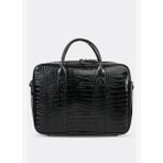 Macbook Organizer Laptop Evrak Çantası 13" & 14" Inç Siyah Kroko