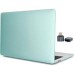 MacBook Pro 13 Inç Kılıf Sert Mat Hardcase – A1706 / A1708 / A1989 / A2159 / A2251 / A2289 / A2338 Uyumlu Çizilmeye ve Darbelere Dayanıklı Kapak Açık Yeşil