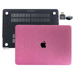 Macbook Pro 13 Kılıf Simli Parlak Vinil Sert Hard Case Tpu Taban İnce Hafif M1-M2 Type-C 2016-2022