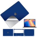 Macbook pro 16 inç 360 kaplama koruma sticker çizilmez film kaplama m1 m2 m3 m4 KOYU MAVİ