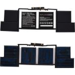 MacBook Pro, A1707 2016, 38.1 cm Için Yedek Pil (15 Inç), 6600 Mah, A1820 6600 Mah - Altın