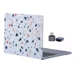 Macbook Pro Kılıf 13 İnç M1-M2, Terrazzonl Type-C Model A2338 A2289 A2251 A1706-08 A1989 A2159 İle Uyumlu