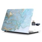 Macbook Pro Kılıf 15 İnç Mermer06nl (Touchbarlı 15" Pro) A1707 A1990 İle Uyumlu