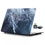 Macbook Pro Kılıf 15 İnç Mermer09nl (Touchbarlı 15" Pro) A1707 A1990 İle Uyumlu