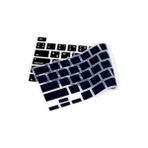 MacBook Pro Rusça Klavye Koruyucu – Us Ansı Düz Enter – Bar Uyumlu – 13 Inç A2251 A2289 A2338 (M1/m2) – 16 Inç A2141 – Ince Silikon Siyah - 0,35 lt