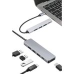 Macbook Pro/air Uyumlu USB Type-C 8 In 1 Hub Dönüştürücü Çevirici Çoklayıcı USB Hdmı Micro Sd 8 Giri