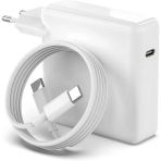 Macbook Şarj Cihazı, Macbook Için 61 W Usb-C Güç Kaynağı 16/15/14/13 Inç, Macbook Air 2020/2019/2018, Ipad 12.9/11 Inç, Hp,,, Asus, Güç Kay