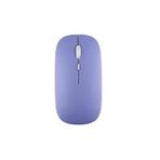 Macbook/ıPad/Samsung/Tablet Uyumlu Şarj Edilebilir Bilgisayar ve Tablet Kablosuz Bluetooth Mouse Lavanta