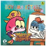 Maceracı Yüzgeçler Biba'nın Günlüğü - Boyama Kitabı 5 - Arzu Demirel Birinci