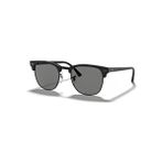 Macerati Clubmaster Unisex Siyah Oval Çerçeve Güneş Gözlüğü - Çok Renkli