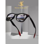 MACERATİ Huge Unisex Siyah Güneş Gözlüğü