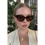 MACERATİ Orland Kadın Kahverengi Cat Eye Ultra Hafif UV400 Filtreli Güneş Gözlüğü