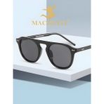 Macerati Vintage Huge Siyah Güneş Gözlüğü Kadın UV Filtreli Kemik Çerçeve ile Şık Tasarım
