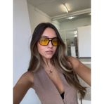 MACERATİ Yuvarlak Unisex Gold Siyah Güneş Gözlüğü