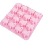 Macgon Açık Pembe Minik Flaminşekilli Silikon Buz Kalıbı