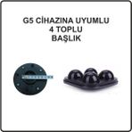 Macgon G5 Masaj Aleti Uyumlu 4 Toplu Başlık