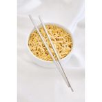 Macgon Silver Metal Paslanmaz Çelik 1 Takım Chopstick 22,5 cm