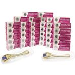 Macgon Srs 1.0mm Gold Dermaroller Masaj Aleti 540 Iğneli Mavi Su Serum Tarağı Saç, Yüz, Vücut