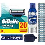 Mach3 Start 20 Adet Yedek Tıraş Bıçağı + 200 Ml Köpük + Seyahat Çantası Hediyeli