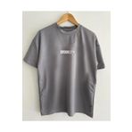 Machetta Kids Gri Brooklyn Baskılı Oversize Çocuk T-shirt