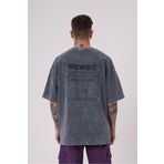 Machinist Be Bold Be You Ghost Spotted Yıkmalı Oversize Erkek T-shirt
