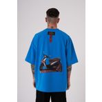 Machinist Carpet Patch Baskılı Lens Oversize Erkek T-shirt