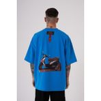 Machinist Carpet Patch Baskılı Lens Oversize Erkek T-shirt