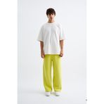 Machinist Erkek Baggy Oversize Neon Sarı Eşofman Altı