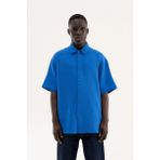Machinist Erkek Basic Cotton Gömlek Saks Mavi - Blue - XL