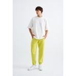 Machinist Erkek Basic Jogger Relaxed Neon Sarı Eşofman Altı