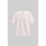 Machinist Erkek Basic Pamuklu Oversize Tişört Açık Pembe