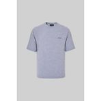 Machinist Erkek Basic Relaxed Ince Pamuklu Gri Melanj Tişört