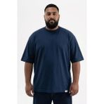 Machinist Erkek Büyük Beden Basic Tişört Indigo - İndigo - 2XL
