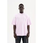 Machinist Erkek Degrade Yıkamalı Oversize Tişört Pembe - Pink - XL