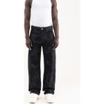 Machinist Erkek Flocket Printed Oversize Jean Pantolon Kahverengi - XL