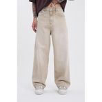Machinist Erkek Oversize Baggy Jean Pantolon Bej