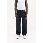 Machinist Erkek Oversize Efektli Baggy Jean Pantolon Koyu Mavi